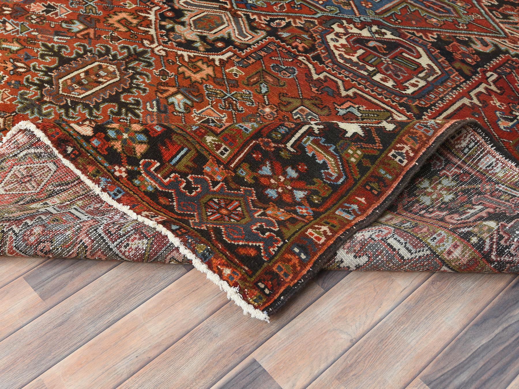 Overdyed & Vintage Rugs LUV741357